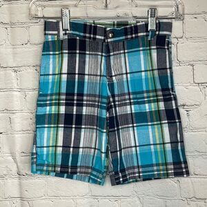 Nautica Boys Plaid Shorts, Size 5, Boys Dressy shorts, Plaid shorts
